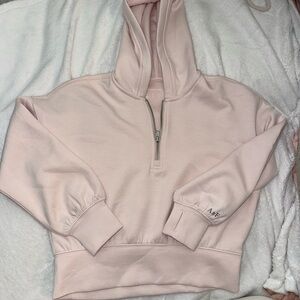 Abercrombie Kids Light Pink Half-Zip Hoodie
